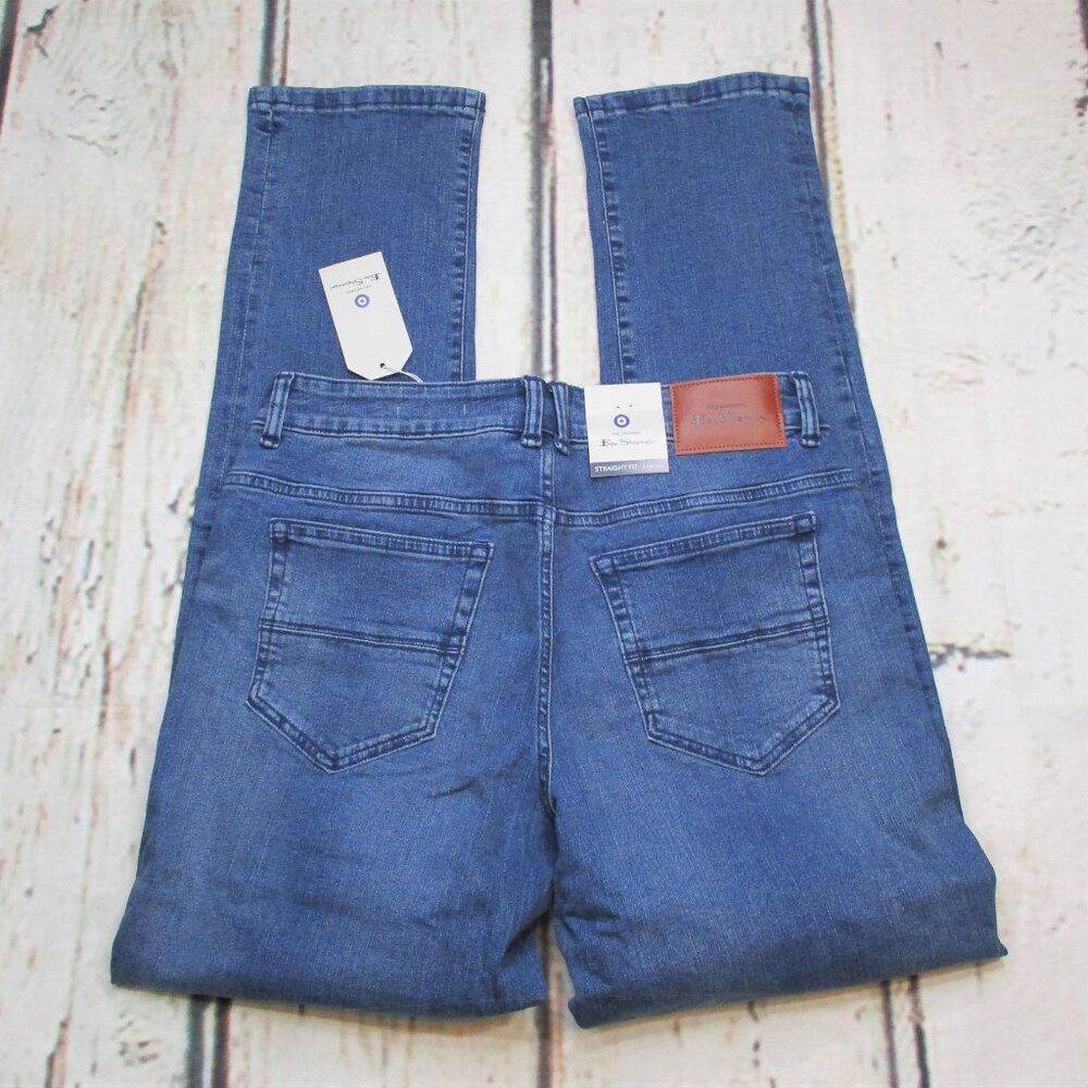 Ben Sherman Straight Stretch Fit Jeans - Picture 4 of 8